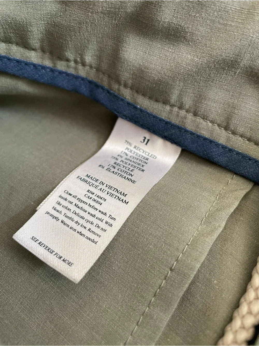 Faherty All Day Shorts Sage Green (31)